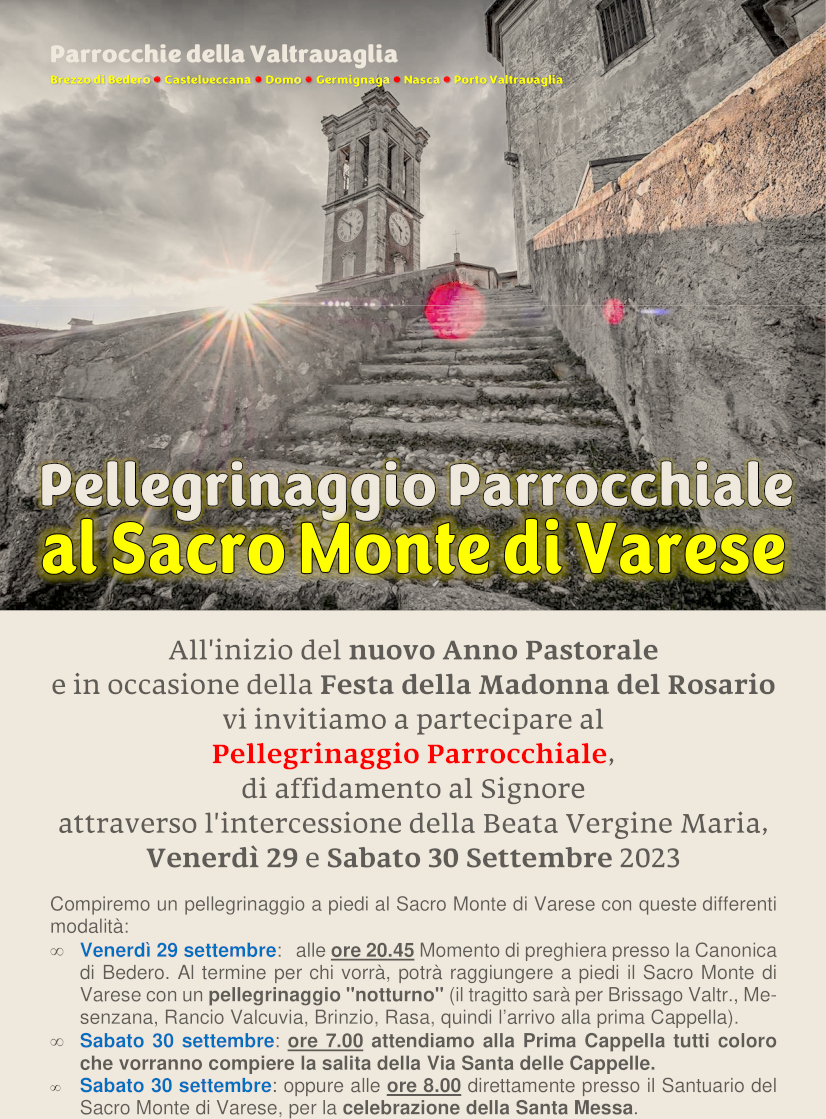 20230929 Pellegrinaggio Sacro Monte