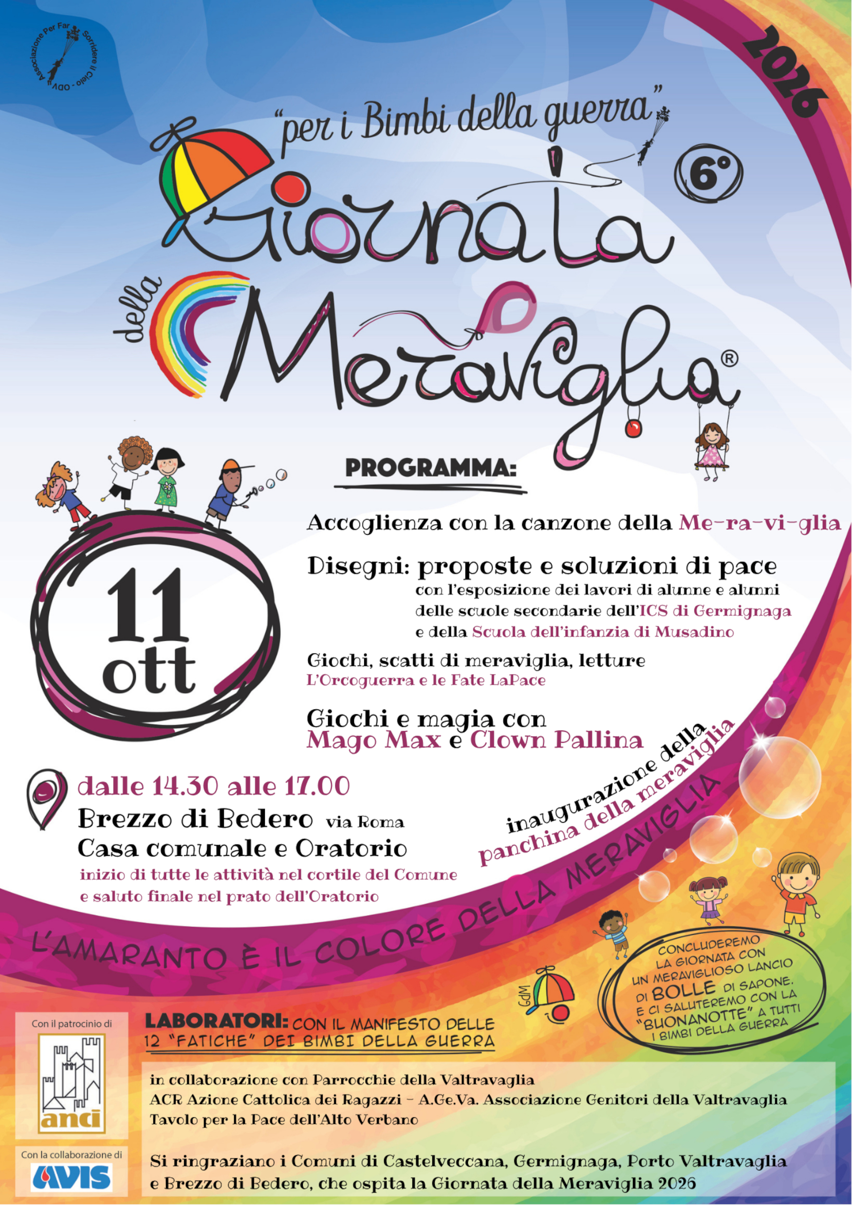 11.10.2026 Giornata della Meraviglia 11.10.2026 Giornata della Meraviglia