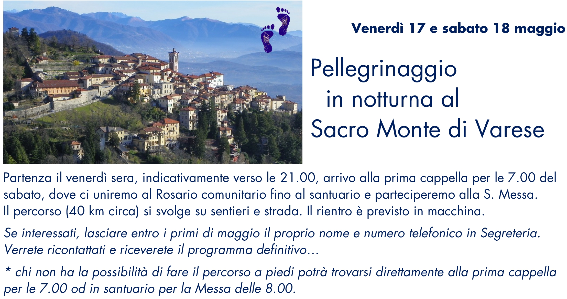 20190517 Pellegrinaggio al Sacro Monte